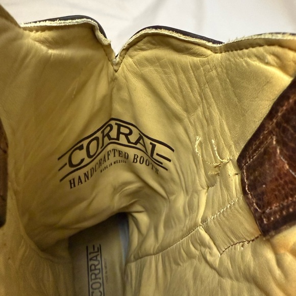 Corral Brown and Blue Boots Size 9.5 - Picture 2 of 6